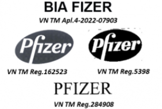 Applied-for mark  ““BIA FIZER” is being opposed